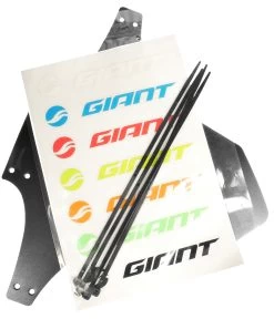 Giant Proguard Spritzschutz Mit Sticker-Set -Fahrradersatzteile Giant Proguard splashguard inkl Sticker