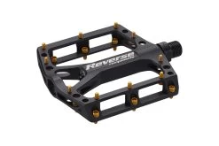 REVERSE Pedal Black ONE - Paar 14 REVERSE Pedal Black ONE - Paar -Fahrradersatzteile reverse pedal black one schwarz gold