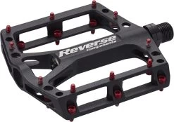 REVERSE Pedal Black ONE - Paar 20 REVERSE Pedal Black ONE - Paar -Fahrradersatzteile reverse pedal black one schwarz rot
