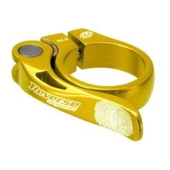 REVERSE Sattelschelle Long Life Ø34,9mm -Fahrradersatzteile reverse sattelschelle long life durchmesser34 9mm gold