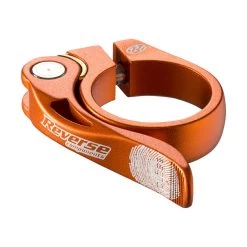 REVERSE Sattelschelle Long Life Ø34,9mm -Fahrradersatzteile reverse sattelschelle long life durchmesser34 9mm orange