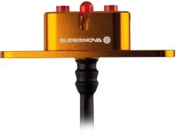 Supernova E3 Tail Light 2 Gepäckträgermontage - 6V -Fahrradersatzteile supernova e3 tail light 2 gepaecktraegermontage 6 v orange