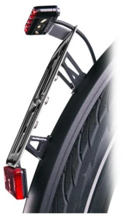 SUPERNOVA L1e Legal Kit Kennzeichenhalterung Inkl. Reflektor Für S-Pedelecs -Fahrradersatzteile supernova l1e legal kit kennzeichenhalter s pedelec bild 2