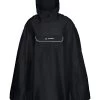 Vaude Valdipino Regen-Poncho -Fahrradersatzteile vaude valdipino regen poncho schwarz