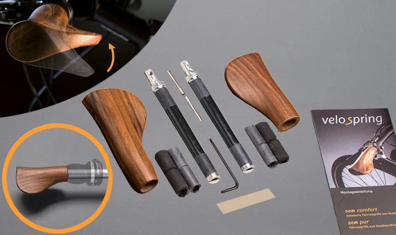 Velospring Fahrradgriff Sen Comfort - Gefedert 7 Velospring Fahrradgriff Sen Comfort - Gefedert – Bild 5