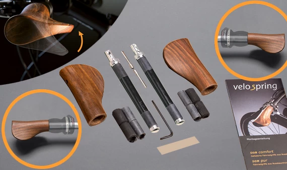 Velospring Fahrradgriff Sen Comfort - Gefedert 8 Velospring Fahrradgriff Sen Comfort - Gefedert – Bild 6